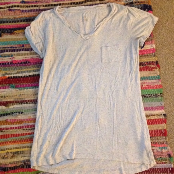 Gray long tshirt