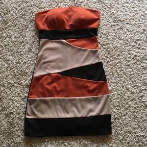 Codigo strapless bandage dress