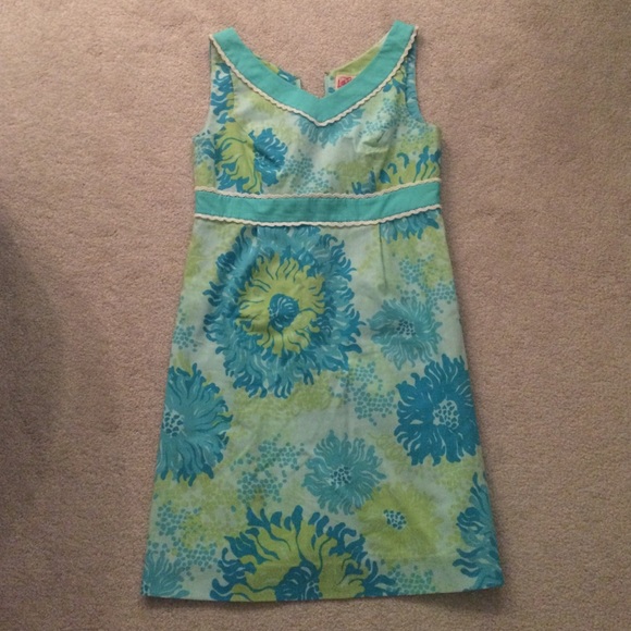 Lily Pulitzer green and blue sundress