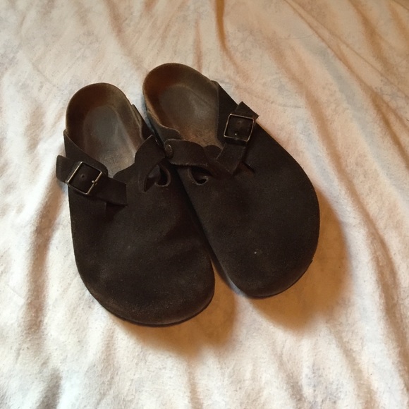 Brown soft footbed birks!