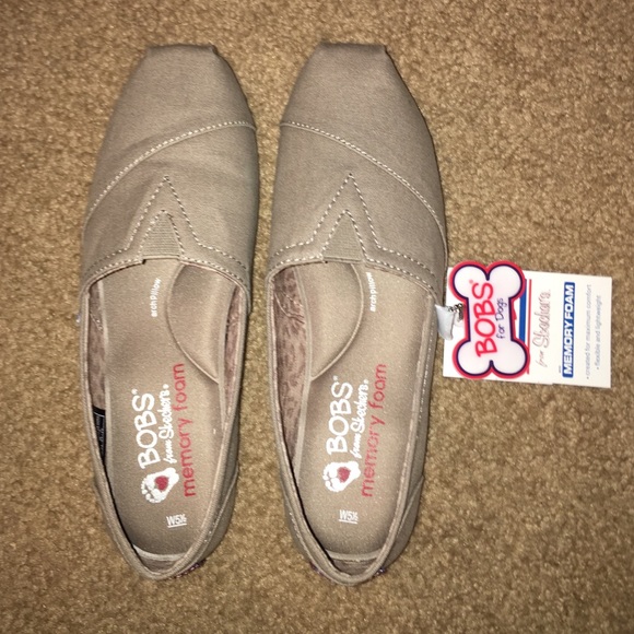 Khaki BOBS with memory foam souls. - Picture 3 of 4