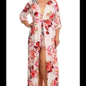 Floral Romper Maxi