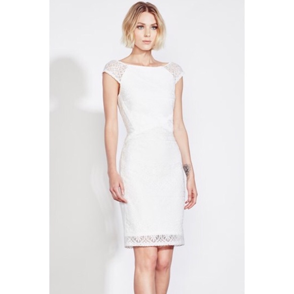Ali & Jay Cinch Waist Lace Sheath Dress