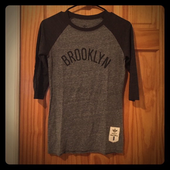 Brooklyn Nets Adidas, Deron Williams baseball tee! - Picture 1 of 2