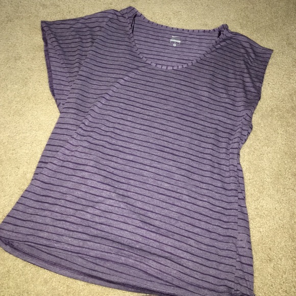 Nike Purple Stripped T shirt Lounge Super Comfy