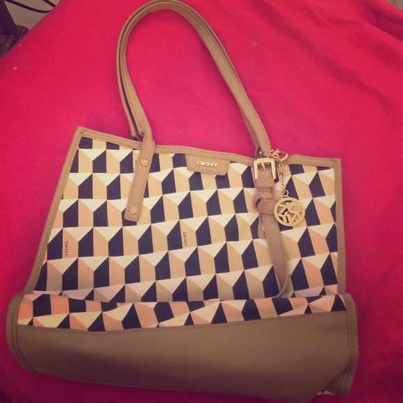 DKNY Pattern Print Purse
