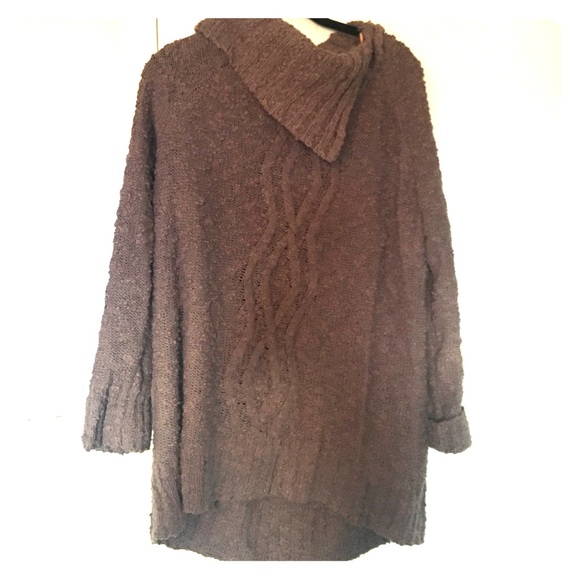 Brown sweater from Anthropologie