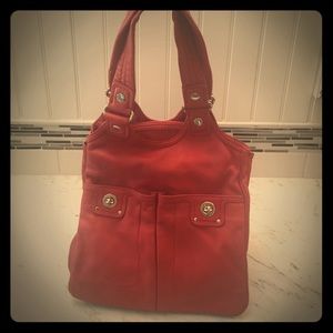 Marc by Marc Jacobs red leather medium purse