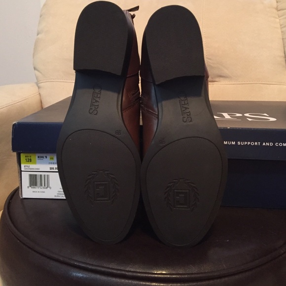 ***SOLDⓂ**** ️BRAND NEW BROWN LEATHER RIDING BOOTS - Picture 4 of 4