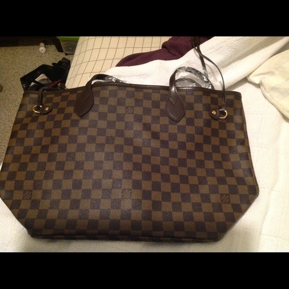 Knockoff genuine leather Louis Vuitton Purse