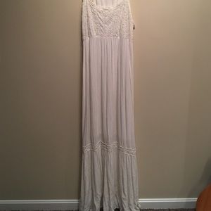 Cream Maxi Lace Dress