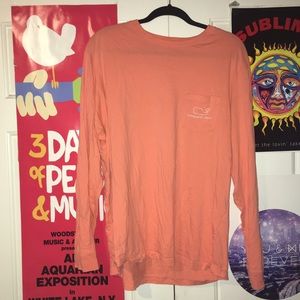 Sz large Coral Vinyard Vines long sleeve shirt