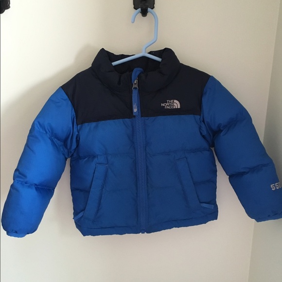 North Face puffer navy/Royal blue