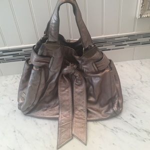 Kooba leather bronze metallic purse