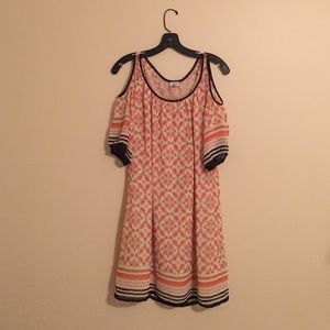 Charming Charlie's shoulder peep dress