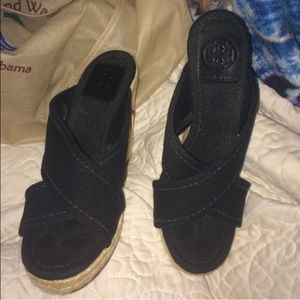 Size 6 Tory Burch wedges