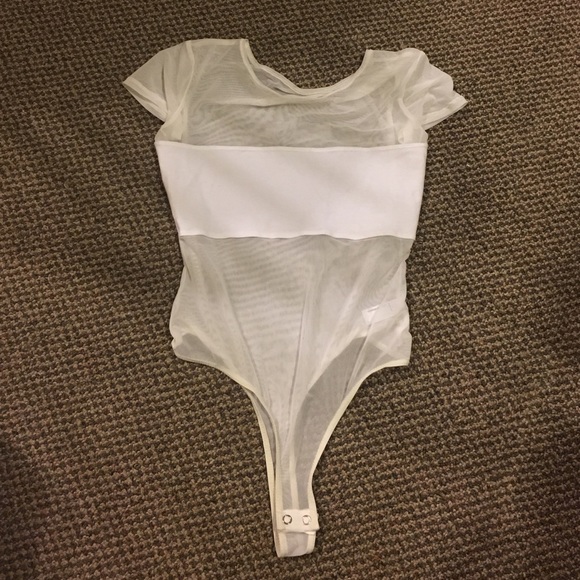 American apparel sheer bodysuit
