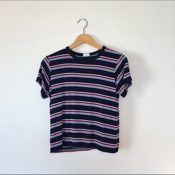 Striped Brandy Crop Tee 👼🏼