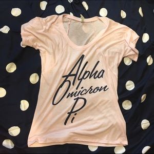 Pink Flowy Bella Tee - AOII