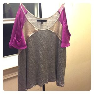 Cute and casual multi colored tank/ tshirt