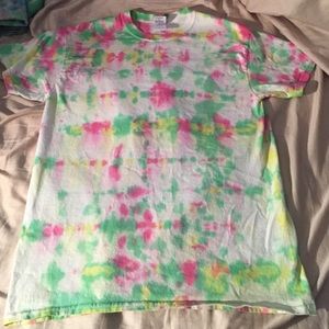 Homemade tie dye tshirt.