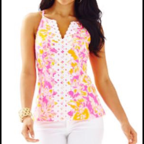 *Brand New* Lilly Pulitzer Magnolia Halter Top