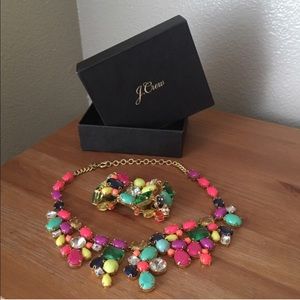 J. Crew color mix statement necklace