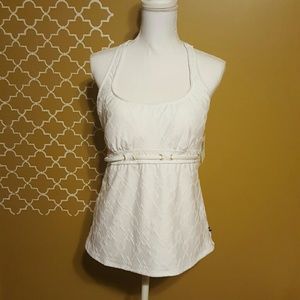 Nautica white Tankini swim top