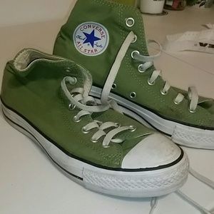 Converse green High Tops