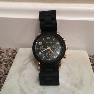 Black and Gold Watch