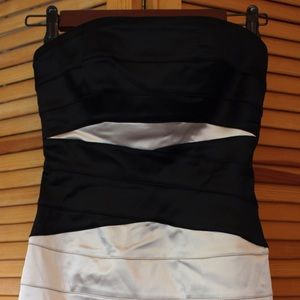 Bebe strapless dress