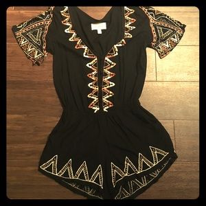 Cleobella Small Aztec black romper