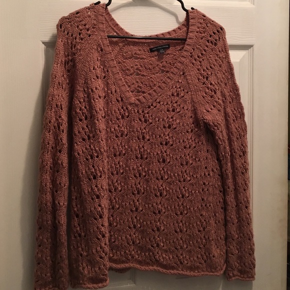 Mauve pinkish purple sweater