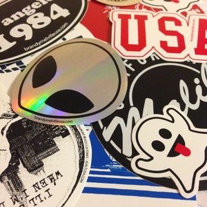 NEW 50 BM Stickers