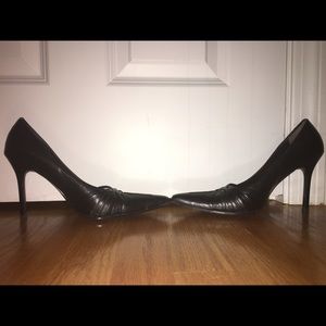 Black stiletto heel