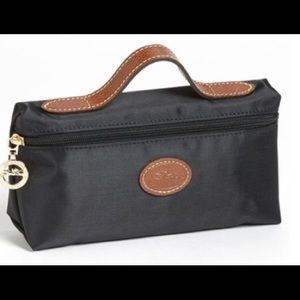 Pair of Longchamp 'Le Pliage Nylon' cosmetic cases