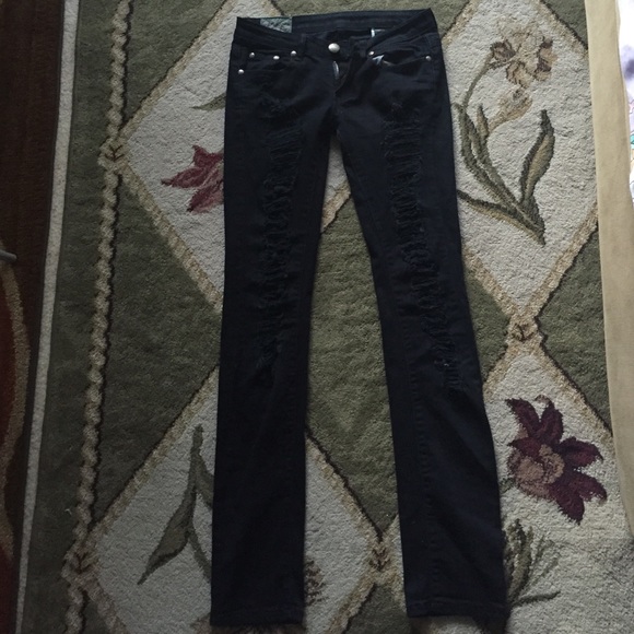 Ripped Black Skinny Jeans