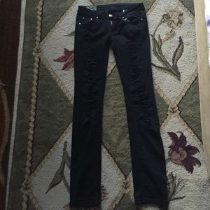 Ripped Black Skinny Jeans