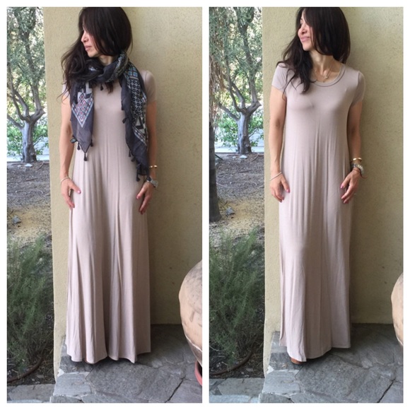 Cap sleeves loose fit maxi - Picture 2 of 3