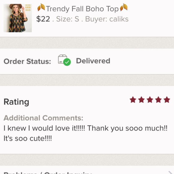 ONE LEFT! (M) Trendy Boho Top - Picture 4 of 4