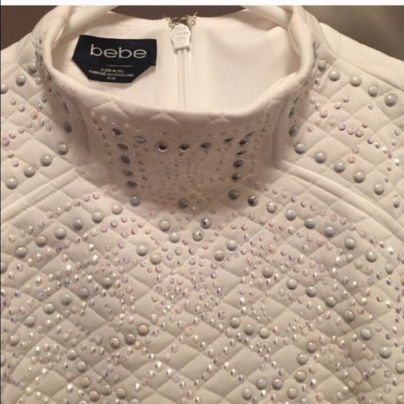 Gorgeous white Beaded dress from Bebe