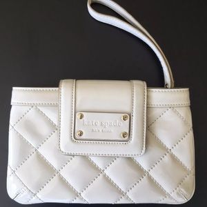 Kate Spade White Wristlet Wallet