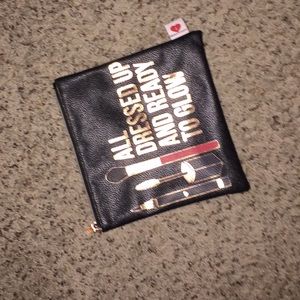 Breakup to makeup cosmetic bag