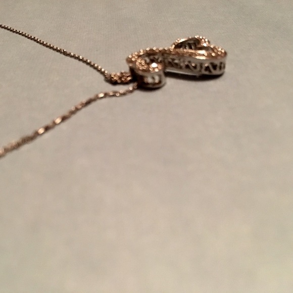 Jane Seymore Open Heart Diamond Necklace - Picture 3 of 3