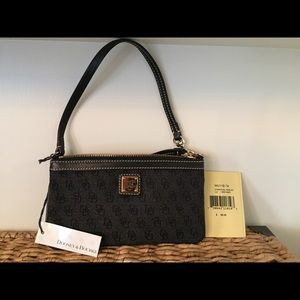 Dooney & Burke Signature Large Slim Wristlet