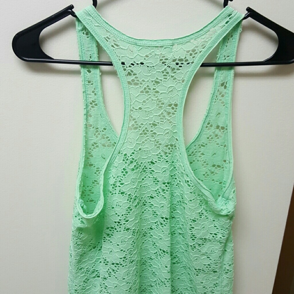 New Mellon green color  racerback tank sz med - Picture 3 of 4
