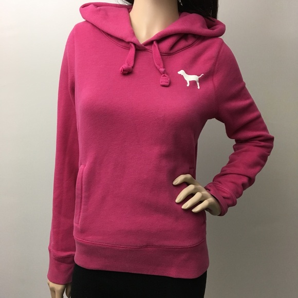 Pretty LOVE PINK Hoodie with White VS Dog 💗 - Picture 2 of 5