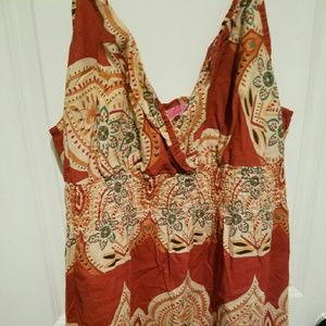 Burnt Multi Color Dress