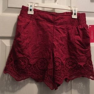 High waist shorts