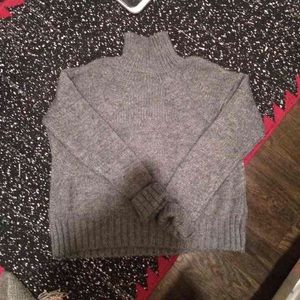 ZARA Chunky Grey Turtleneck